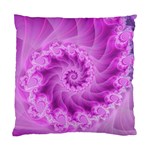 Silky Pink Spiral Fractal  Standard Cushion Case (One Side)