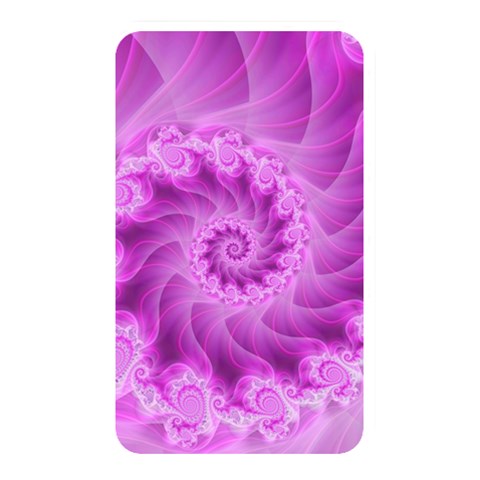 Silky Pink Spiral Fractal  Memory Card Reader (Rectangular) from ArtsNow.com Front