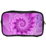 Silky Pink Spiral Fractal  Toiletries Bag (Two Sides)