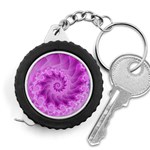 Silky Pink Spiral Fractal  Measuring Tape