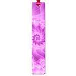 Silky Pink Spiral Fractal  Large Book Mark