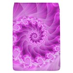 Silky Pink Spiral Fractal  Removable Flap Cover (S)