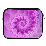 Silky Pink Spiral Fractal  Apple iPad 2/3/4 Zipper Case