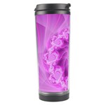 Silky Pink Spiral Fractal  Travel Tumbler