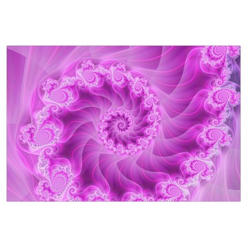 Silky Pink Spiral Fractal  Samsung Galaxy Note 4 Case (Black) from ArtsNow.com Front