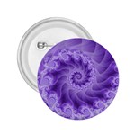 Silky Purple Spiral Fractal 2.25  Button