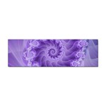 Silky Purple Spiral Fractal Sticker (Bumper)