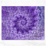 Silky Purple Spiral Fractal Jigsaw Puzzle (Rectangular)