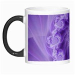 Silky Purple Spiral Fractal Morph Mug