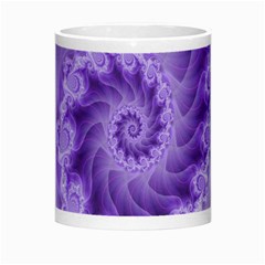 Silky Purple Spiral Fractal Morph Mug from ArtsNow.com Center