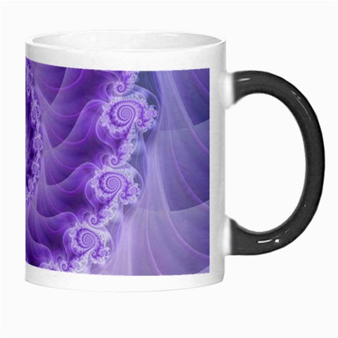 Silky Purple Spiral Fractal Morph Mug from ArtsNow.com Right