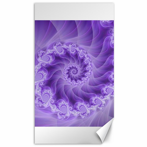 Silky Purple Spiral Fractal Canvas 40  x 72  from ArtsNow.com 39.28 x69.23  Canvas - 1