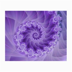 Silky Purple Spiral Fractal Small Glasses Cloth (2 Sides) from ArtsNow.com Back