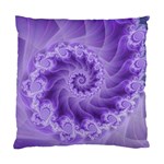 Silky Purple Spiral Fractal Standard Cushion Case (One Side)