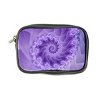 Silky Purple Spiral Fractal Coin Purse