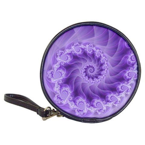 Silky Purple Spiral Fractal Classic 20 Front