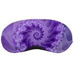 Silky Purple Spiral Fractal Sleeping Mask