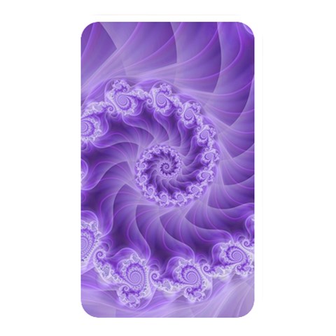 Silky Purple Spiral Fractal Memory Card Reader (Rectangular) from ArtsNow.com Front