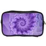 Silky Purple Spiral Fractal Toiletries Bag (Two Sides)