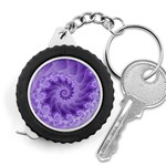 Silky Purple Spiral Fractal Measuring Tape