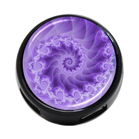 Silky Purple Spiral Fractal 4 Front