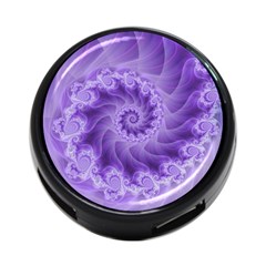 Silky Purple Spiral Fractal 4 Front