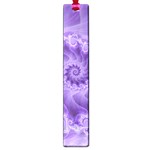 Silky Purple Spiral Fractal Large Book Mark