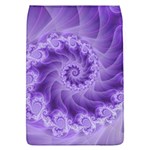 Silky Purple Spiral Fractal Removable Flap Cover (L)