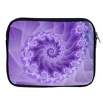 Silky Purple Spiral Fractal Apple iPad 2/3/4 Zipper Case