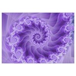 Silky Purple Spiral Fractal Samsung Galaxy Note 4 Case (White)