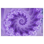 Silky Purple Spiral Fractal Samsung Galaxy Note 4 Case (Black)