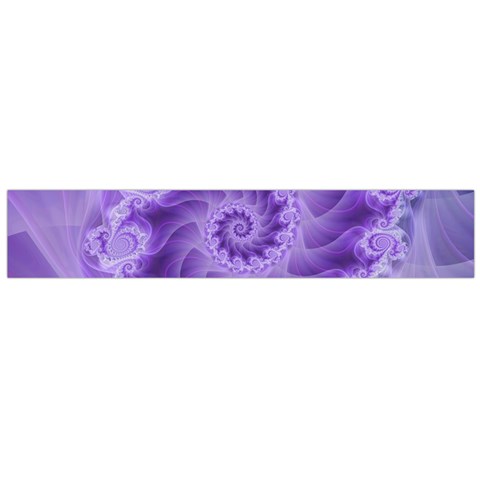 Silky Purple Spiral Fractal Flano Scarf (Large) from ArtsNow.com Front