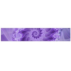 Silky Purple Spiral Fractal Flano Scarf (Large) from ArtsNow.com Front