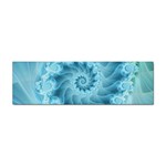 Silky Blue Spiral Fractal Sticker (Bumper)