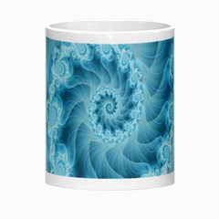 Silky Blue Spiral Fractal Morph Mug from ArtsNow.com Center