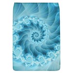 Silky Blue Spiral Fractal Removable Flap Cover (L)