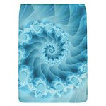 Silky Blue Spiral Fractal Removable Flap Cover (S)