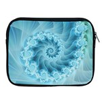 Silky Blue Spiral Fractal Apple iPad 2/3/4 Zipper Case