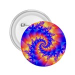 Colorful Psychedelic Spiral Fractal 2.25  Button