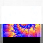 Colorful Psychedelic Spiral Fractal Jigsaw Puzzle (Rectangular)