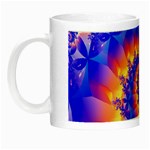 Colorful Psychedelic Spiral Fractal Night Luminous Mug