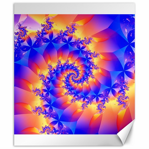 Colorful Psychedelic Spiral Fractal Canvas 20  x 24  from ArtsNow.com 19.57 x23.15  Canvas - 1