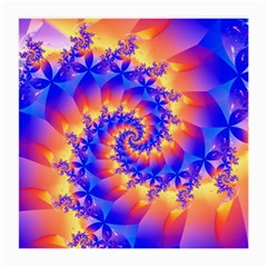 Colorful Psychedelic Spiral Fractal Medium Glasses Cloth (2 Sides) from ArtsNow.com Front