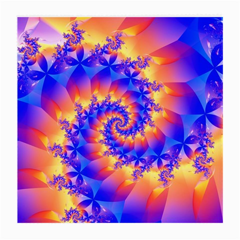 Colorful Psychedelic Spiral Fractal Medium Glasses Cloth (2 Sides) from ArtsNow.com Back