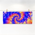 Colorful Psychedelic Spiral Fractal Hand Towel