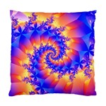 Colorful Psychedelic Spiral Fractal Standard Cushion Case (One Side)