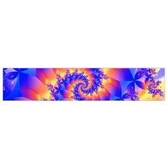 Colorful Psychedelic Spiral Fractal Flano Scarf (Small) from ArtsNow.com Back