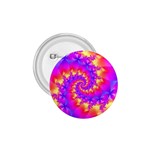 Colorful Psychedelic Spiral Fractal 1.75  Button