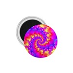 Colorful Psychedelic Spiral Fractal 1.75  Magnet