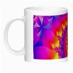 Colorful Psychedelic Spiral Fractal Night Luminous Mug